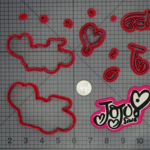 Jojo Siwa Signature Logo 266-C928 Cookie Cutter Set
