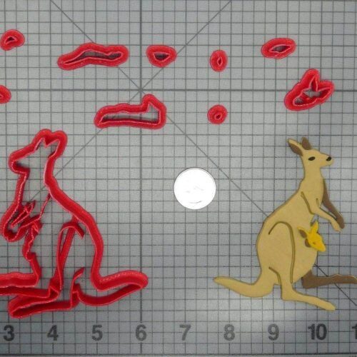 Kangaroo and Joey Body 266-D038 Cookie Cutter Set