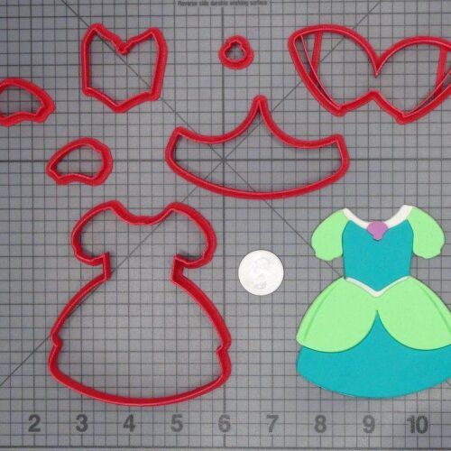 Little Mermaid - Ariel Chibi Green Dress 266-C882 Cookie Cutter Set