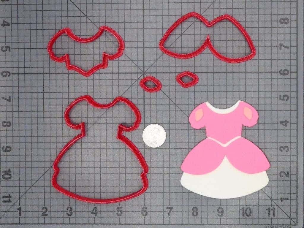 Little Mermaid - Ariel Chibi Pink Dress 266-C884 Cookie Cutter Set