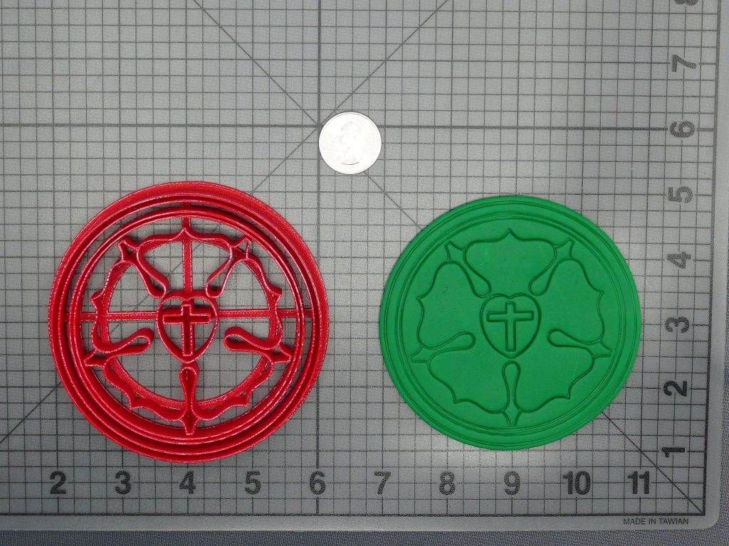 Martin Luther Rose 266-D019 Cookie Cutter