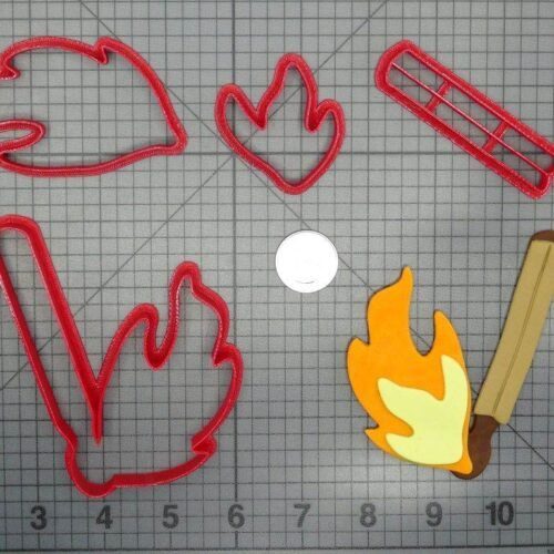 Match and Flame 266-D041 Cookie Cutter Set