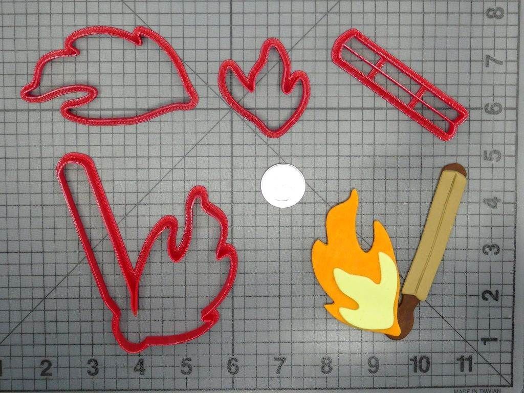 Match and Flame 266-D041 Cookie Cutter Set