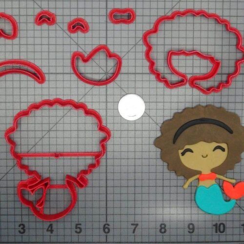 Mermaid Body 266-D042 Cookie Cutter Set