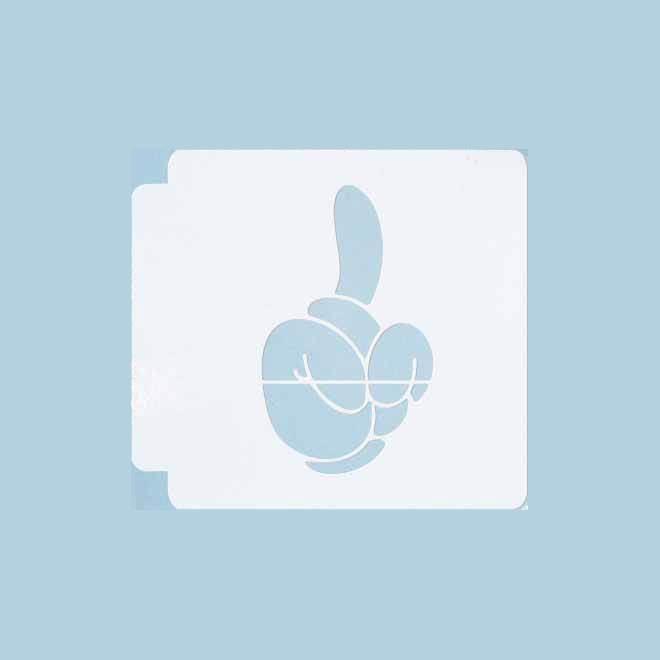 Mickey Glove Hand One 783-B852 Stencil