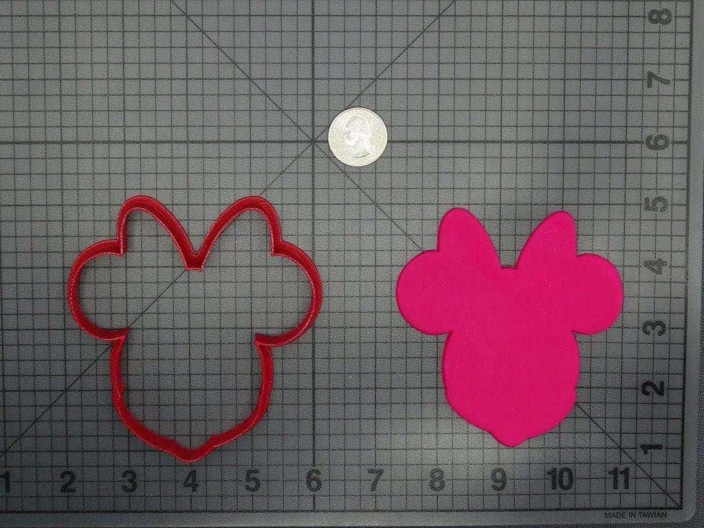 Minnie Mouse Head 266-D120 Cookie Cutter Silhouette