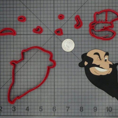 Pinocchio - Mangiafuoco Stromboli Head 266-C962 Cookie Cutter Set
