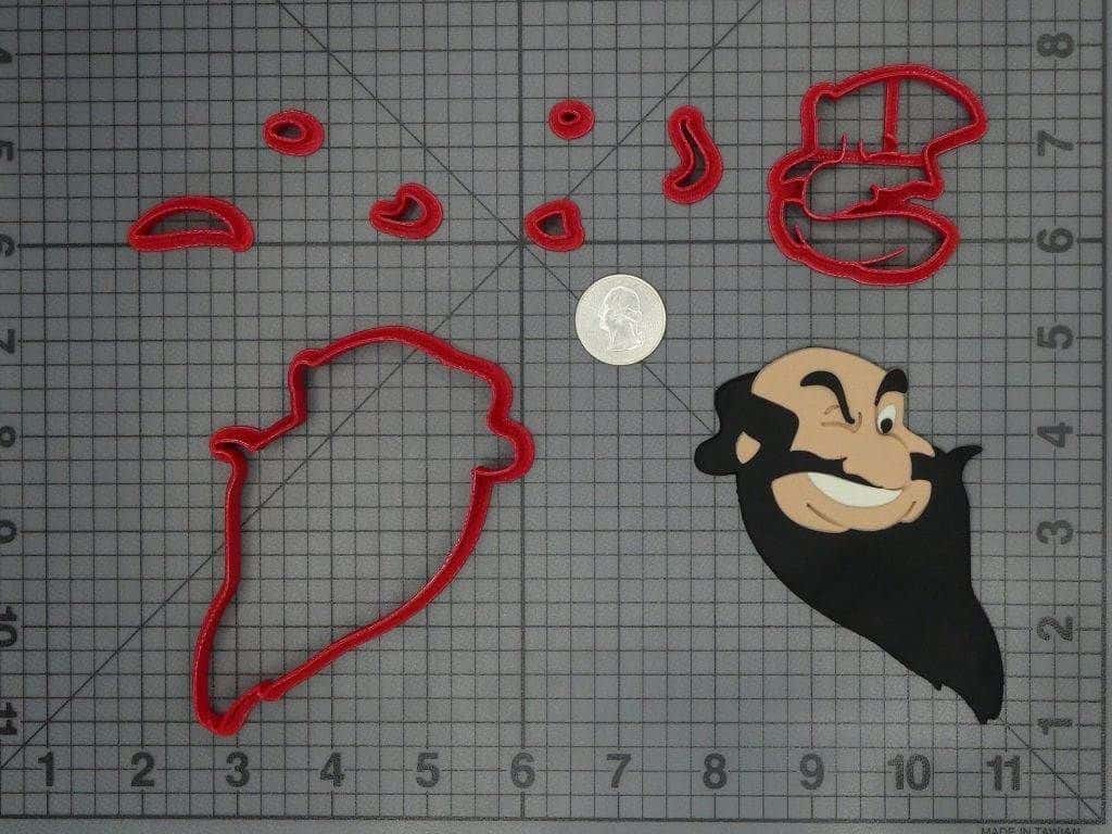 Pinocchio - Mangiafuoco Stromboli Head 266-C962 Cookie Cutter Set