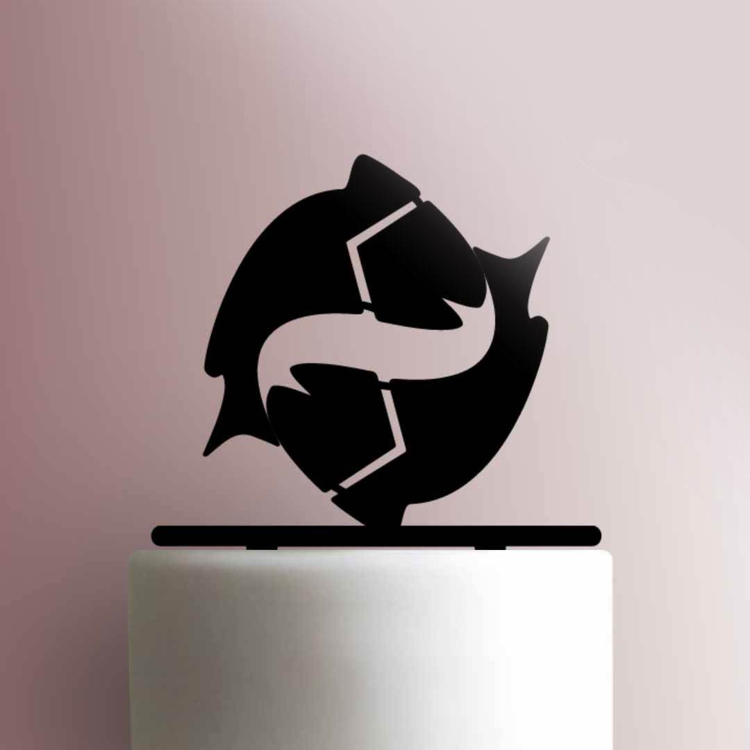 Pisces Zodiac Fish Sign 225-812 Cake Topper