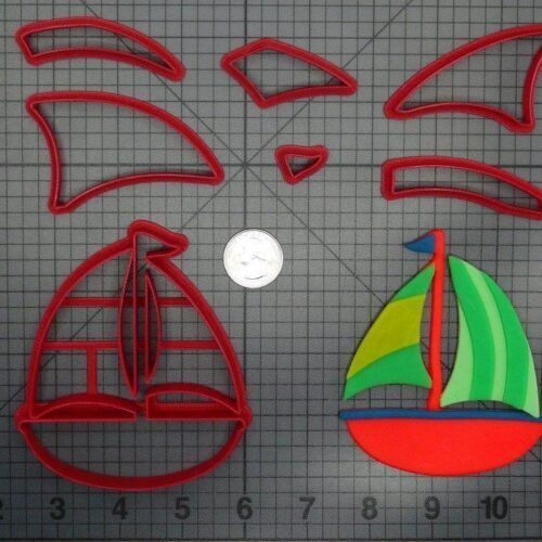 Sail Boat 266-C986 Cookie Cutter Set