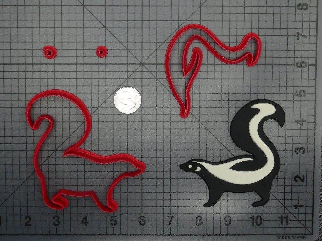 Skunk 266-C989 Cookie Cutter Set