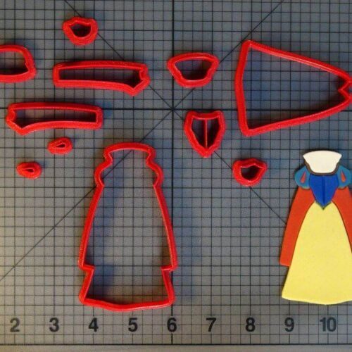 Snow White and the Seven Dwarfs - Snow White Maiden Dress 266-C714 Cookie Cutter Set