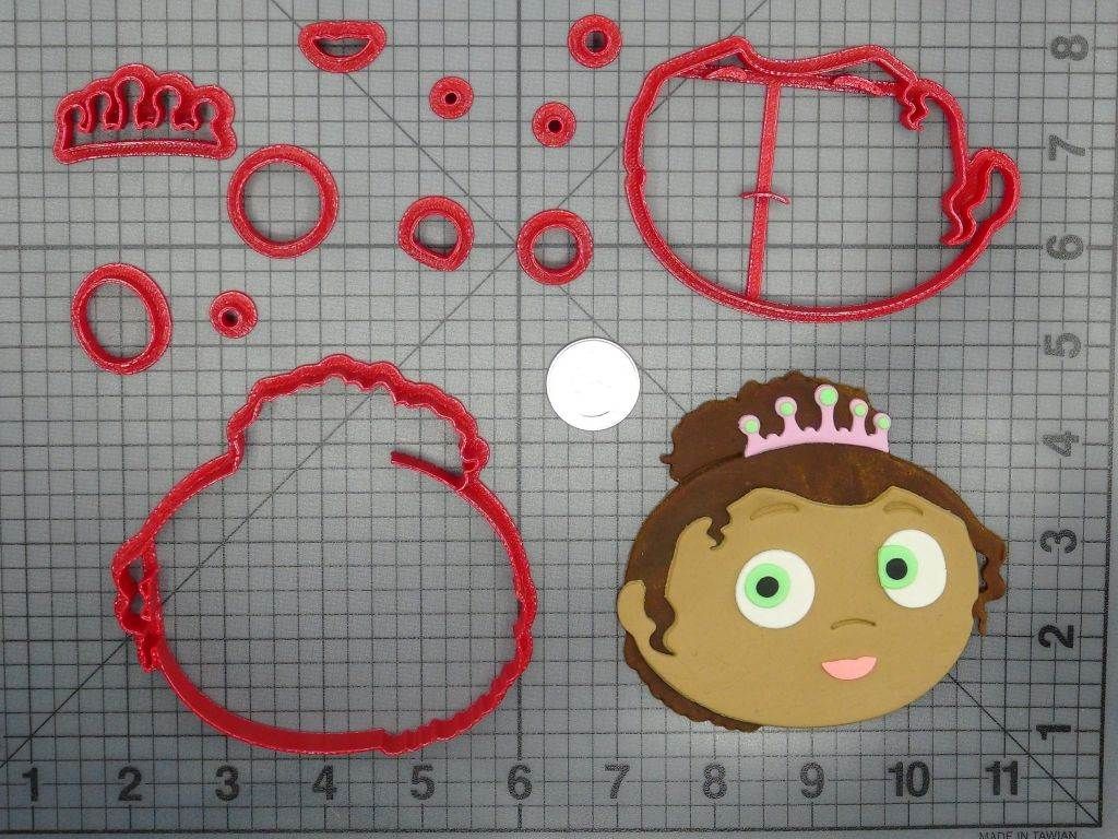 Super Why - Princess Pea Head 266-D073 Cookie Cutter Set