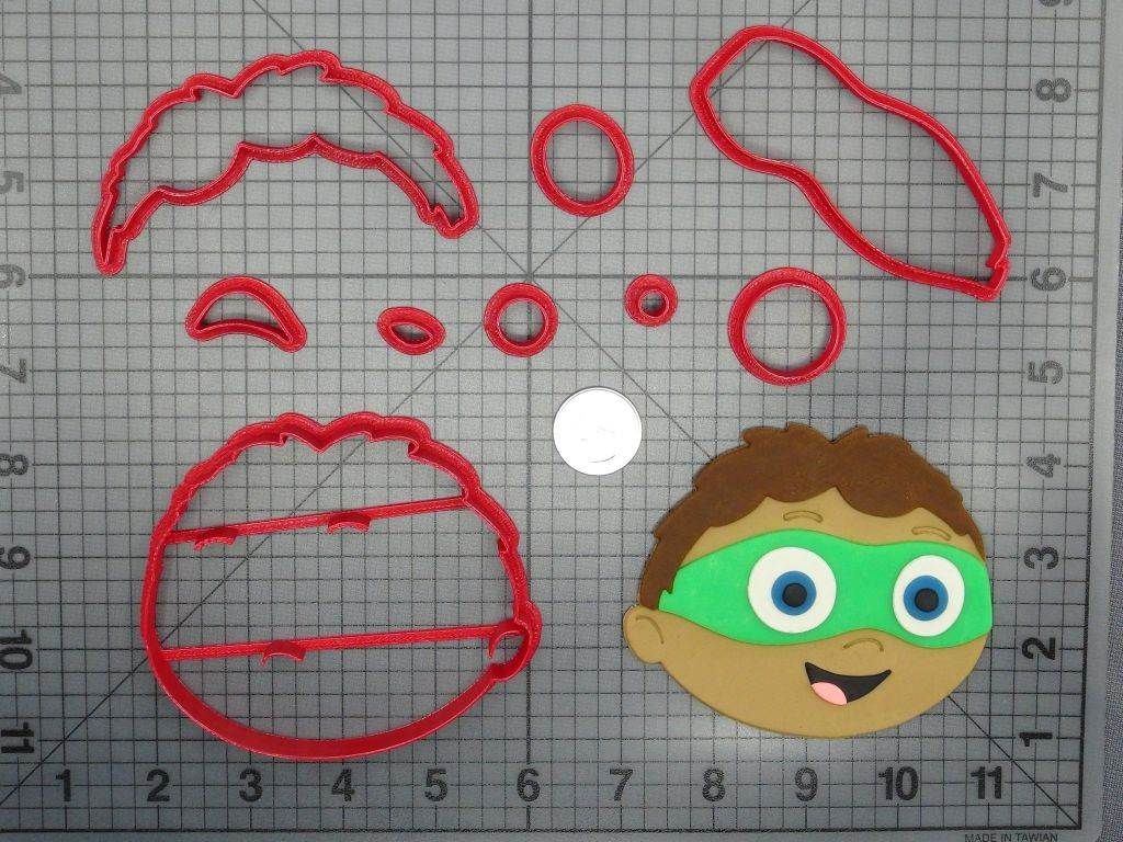 Super Why - Wyatt Head 266-D074 Cookie Cutter Set