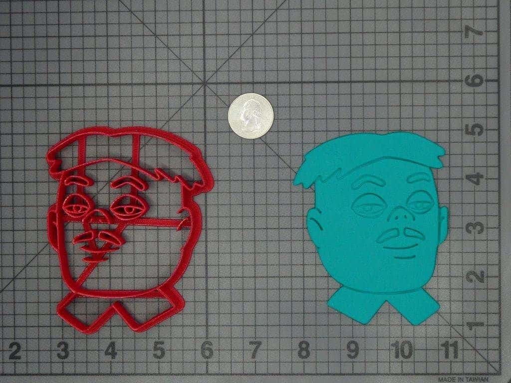 The Addams Family - Gomez Head 266-C931 Cookie Cutter