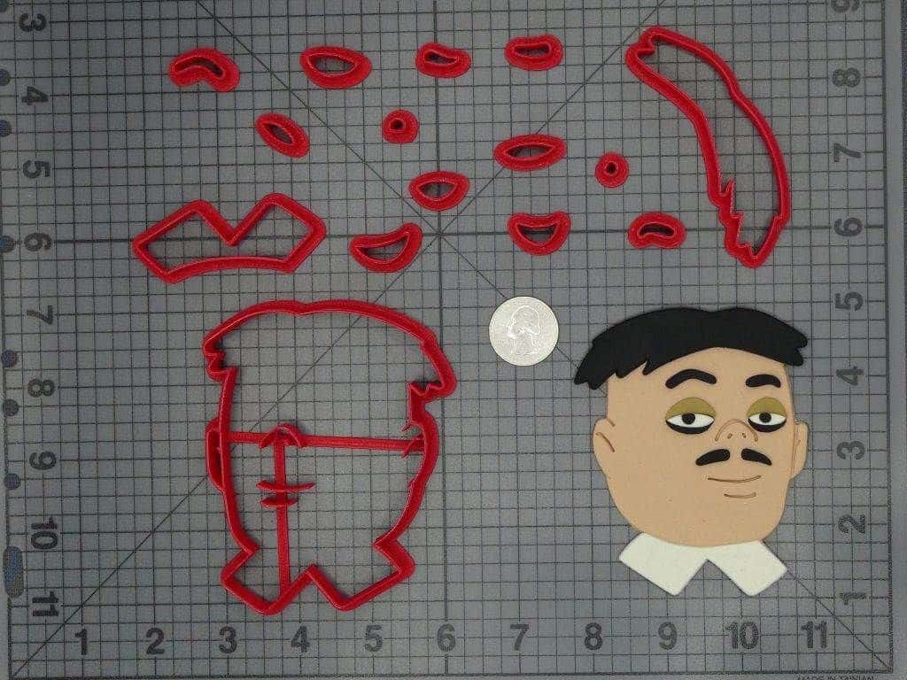 The Addams Family - Gomez Head 266-C940 Cookie Cutter Set