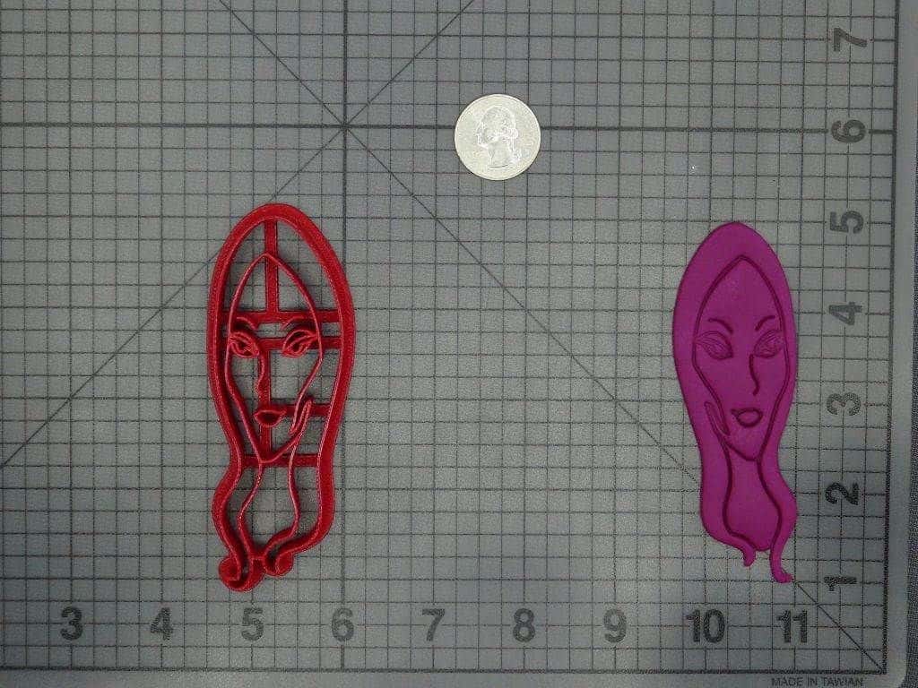 The Addams Family - Morticia Head 266-C935 Cookie Cutter