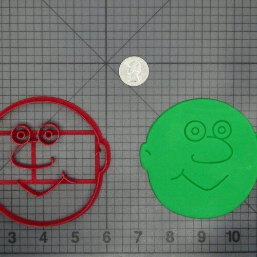The Addams Family - Uncle Fester Head 266-C937 Cookie Cutter