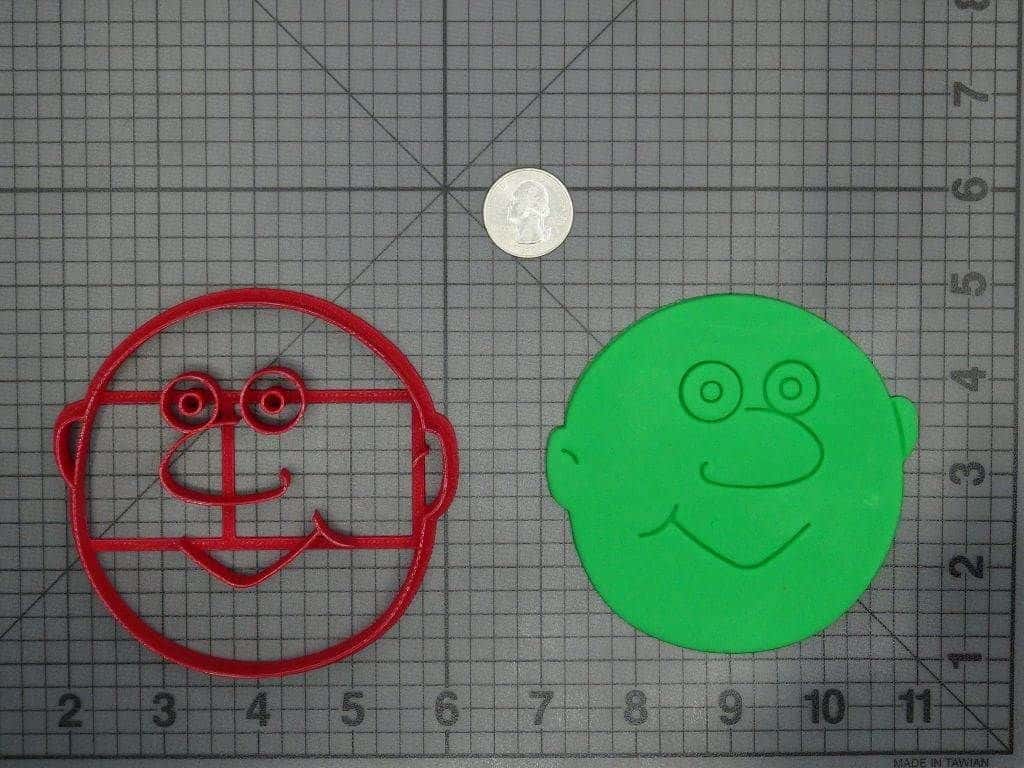 The Addams Family - Uncle Fester Head 266-C937 Cookie Cutter