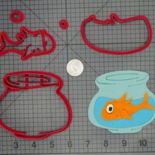 The Cat in the Hat - Fish in Bowl 266-C907 Cookie Cutter Set