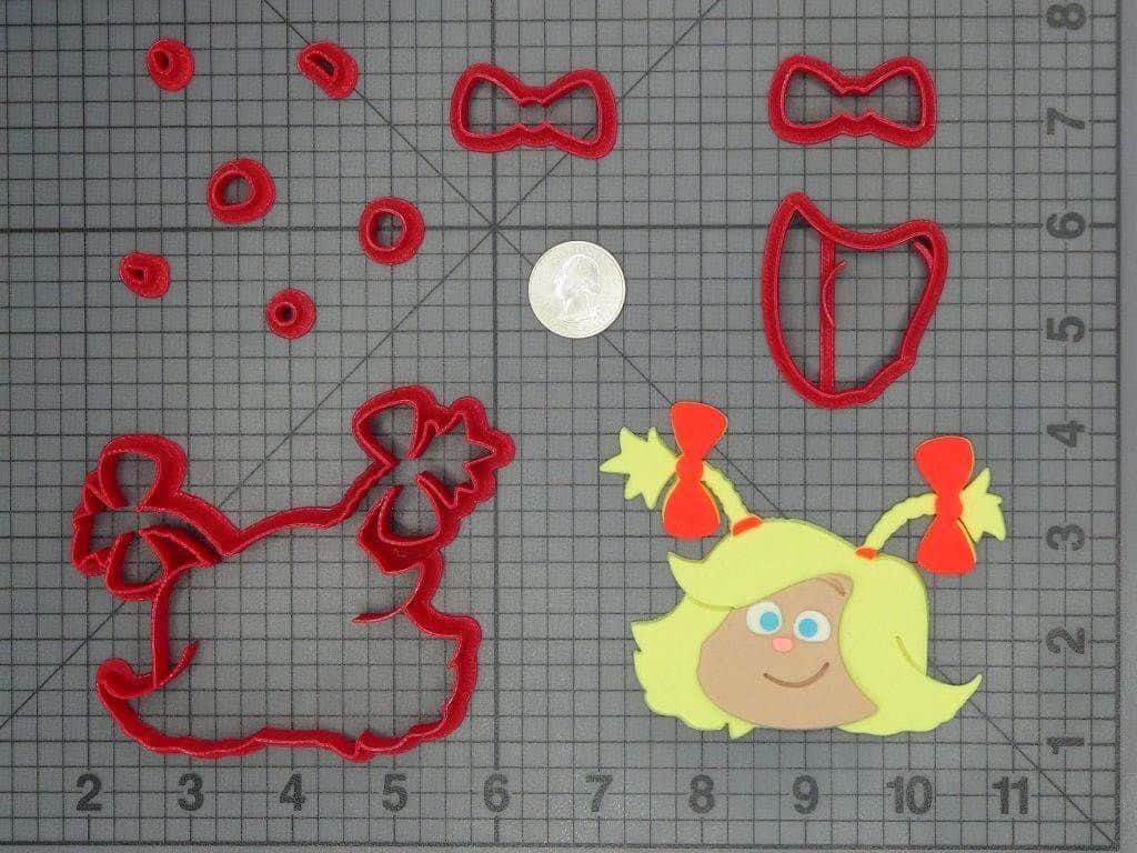 The Grinch - Cindy Lou Who Head 266-C905 Cookie Cutter Set
