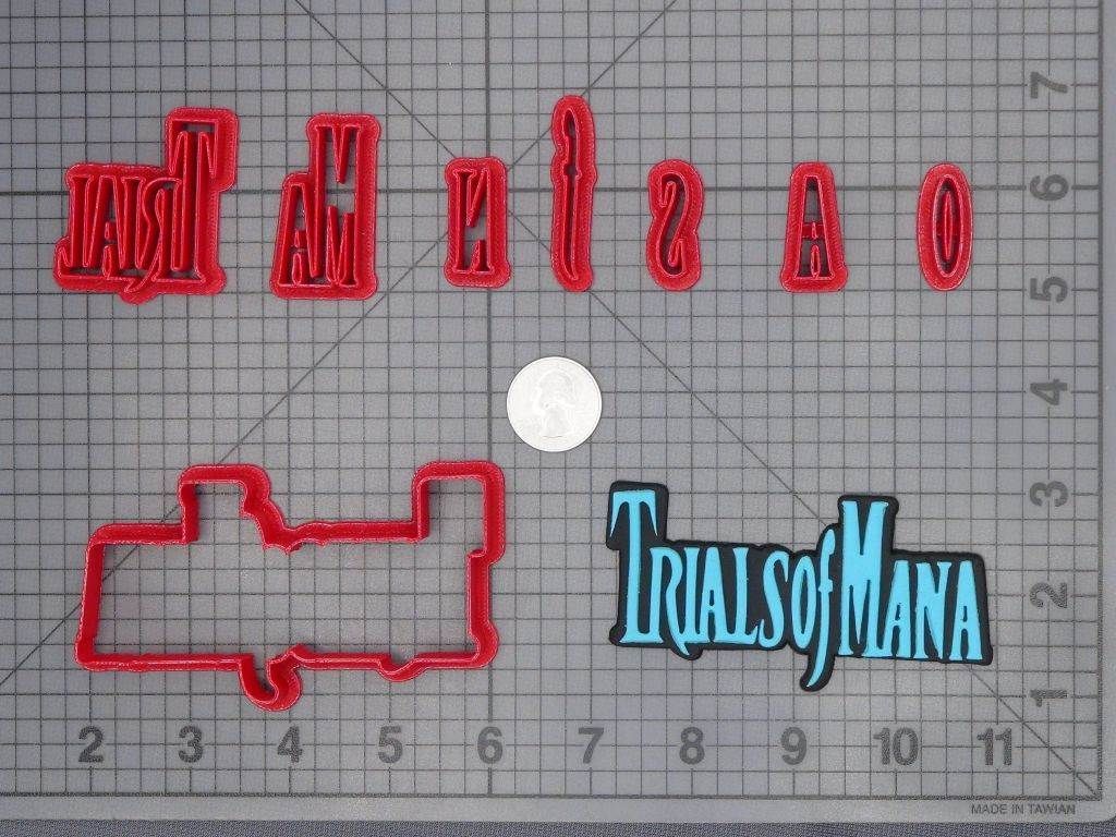 Trials of Mana Logo 266-C819 Cookie Cutter Set