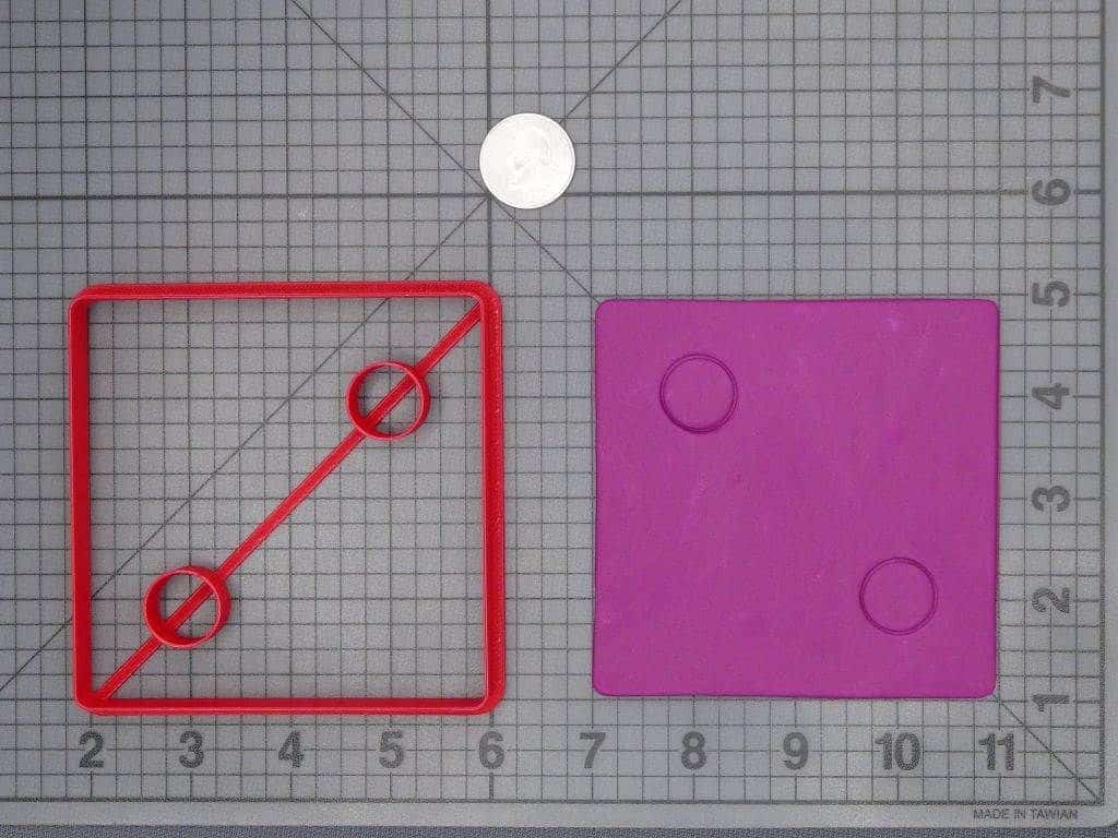 Two Side of Dice 266-C827 Cookie Cutter