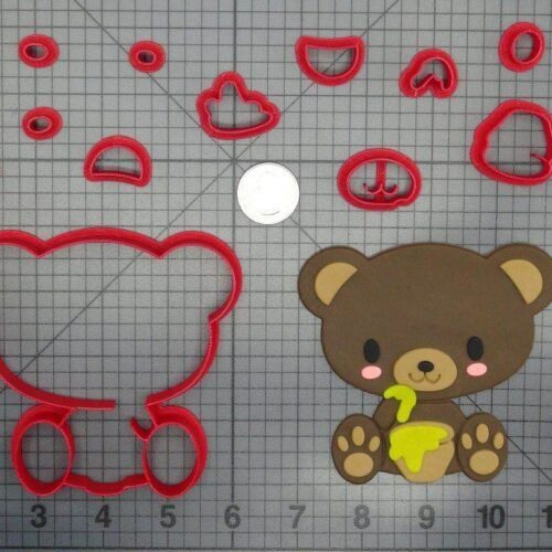 Bear Eating Honey 266-D131 Cookie Cutter Set
