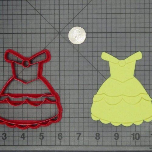 Beauty and the Beast - Belle Chibi Yellow Dress 266-C904 Cookie Cutter