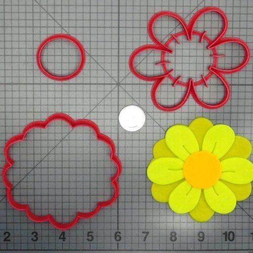 Daisy Flower 266-D092 Cookie Cutter Set