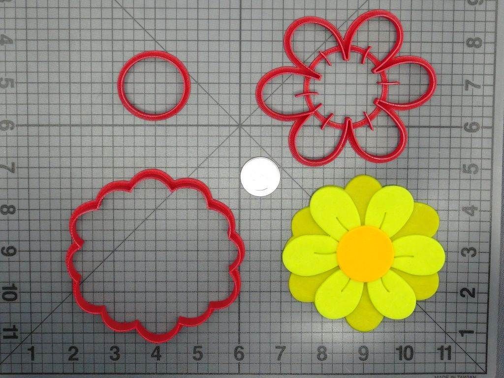 Daisy Flower 266-D092 Cookie Cutter Set