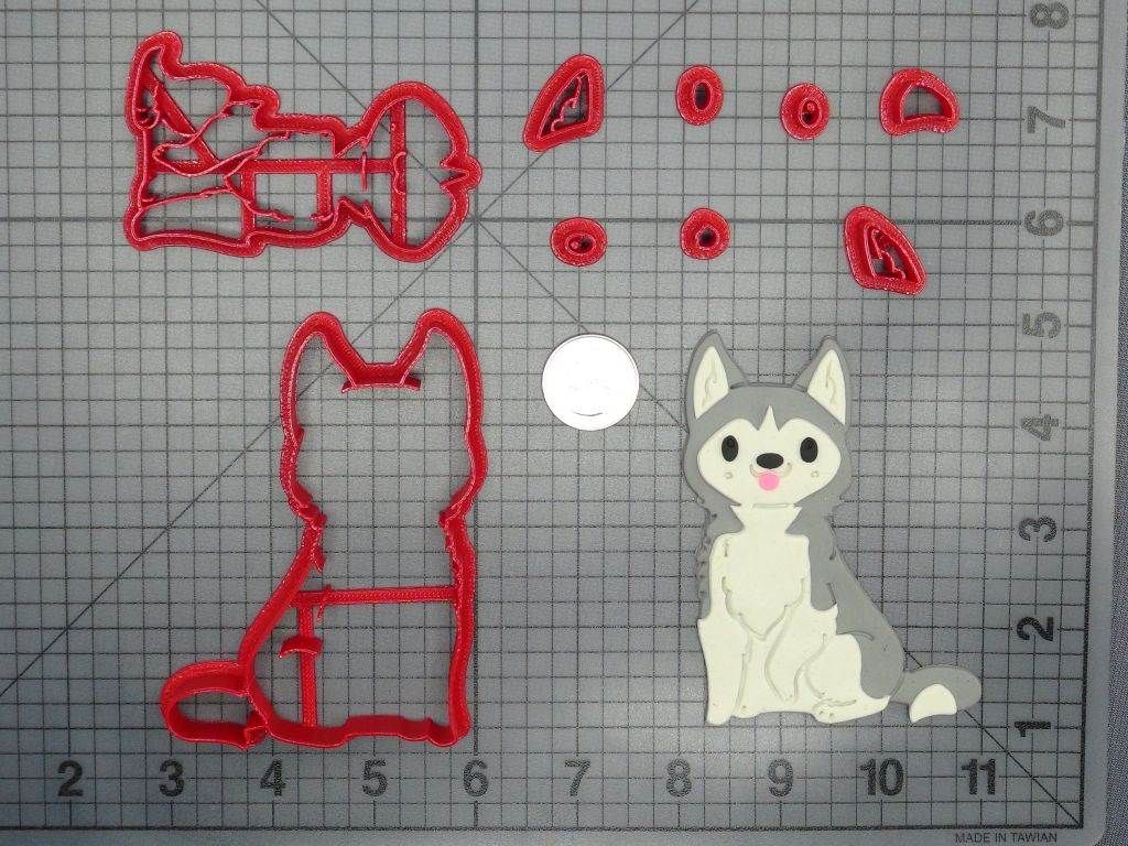 Husky Body 266-D115 Cookie Cutter Set