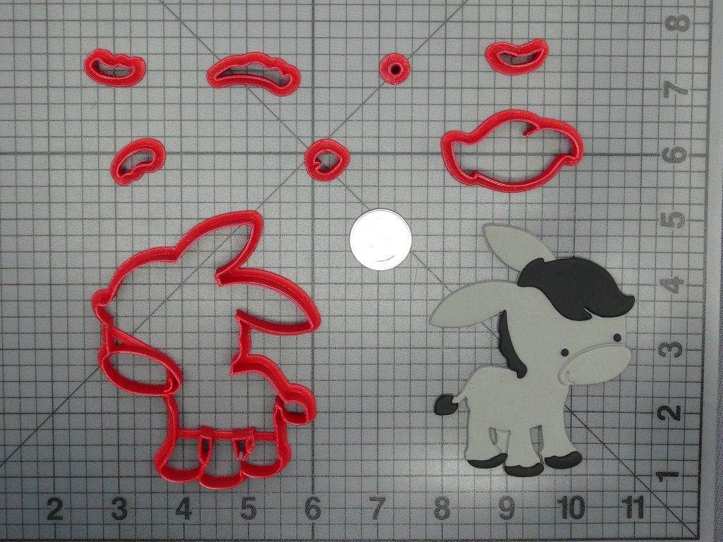Donkey 266-D063 Cookie Cutter Set