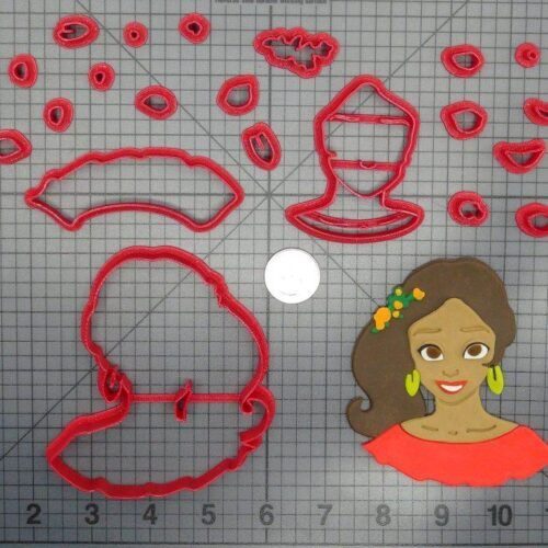 Princess Elena Head 266-D145 Cookie Cutter Set