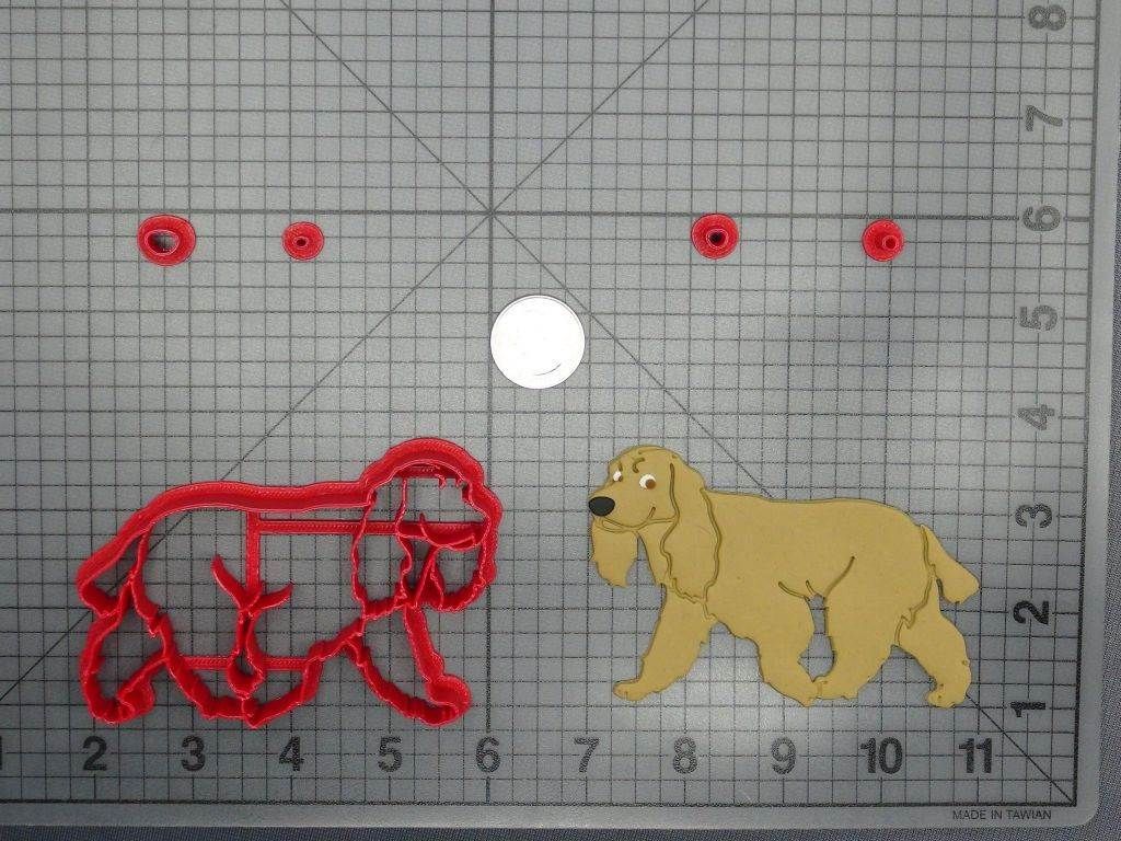 English Cocker Spaniel Dog Body 266-D093 Cookie Cutter Set
