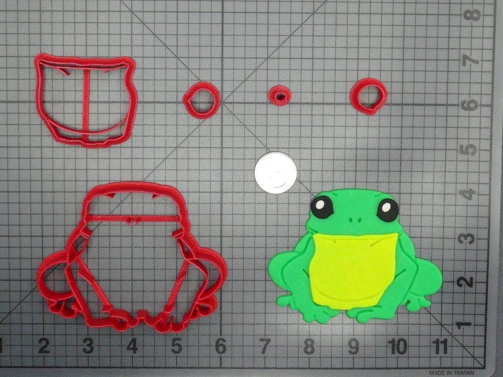 Frog Body 266-D094 Cookie Cutter Set