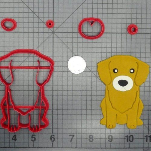 Golden Retriever Dog Body 266-D096 Cookie Cutter Set