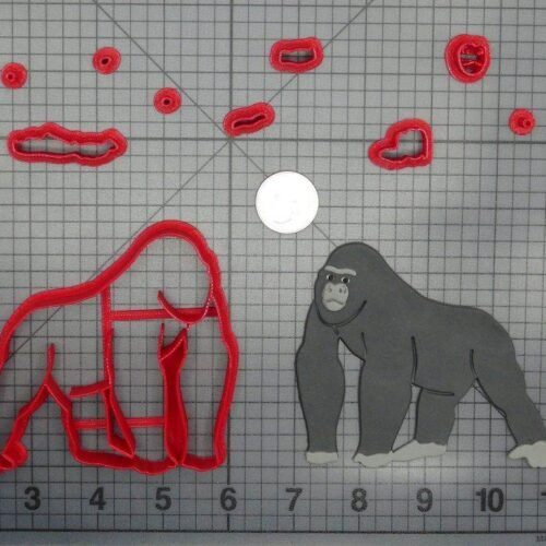 Gorilla Body 266-D138 Cookie Cutter Set