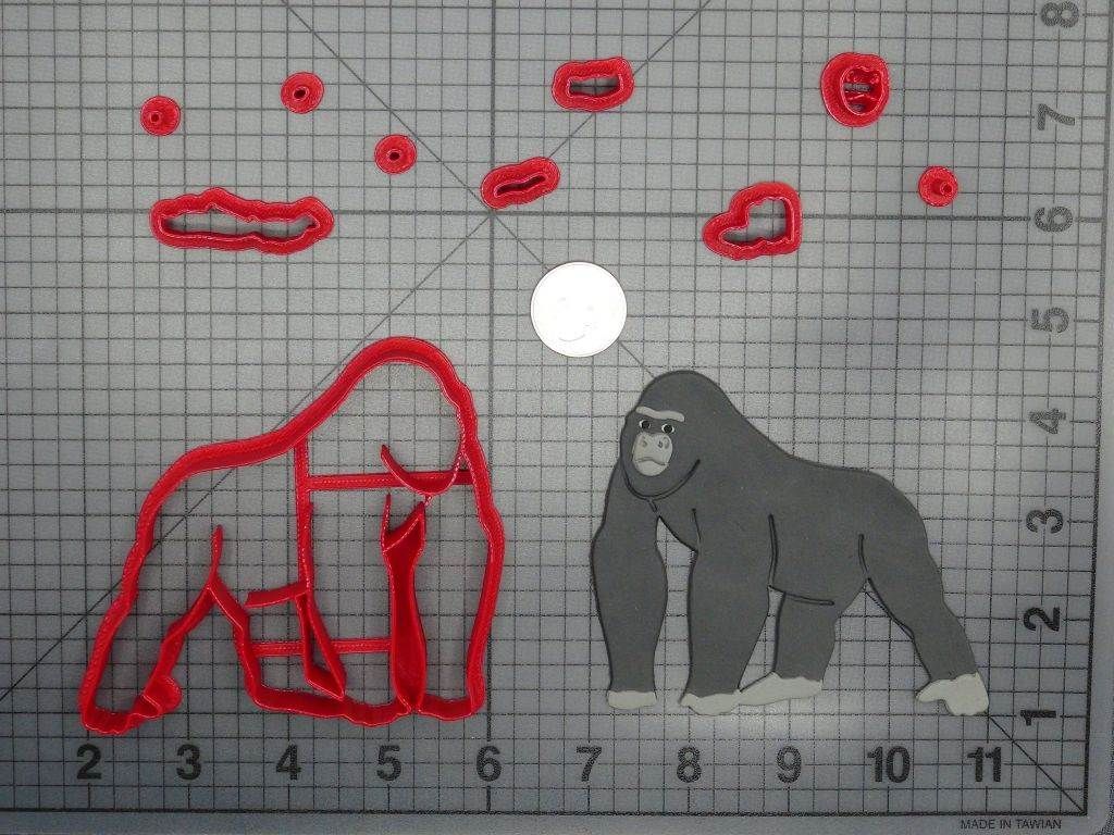 Gorilla Body 266-D138 Cookie Cutter Set
