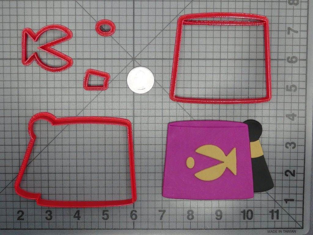 Fez Hat 266-D098 Cookie Cutter Set