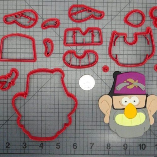 Gravity Falls - Grunkle Stan Head 266-D099 Cookie Cutter Set