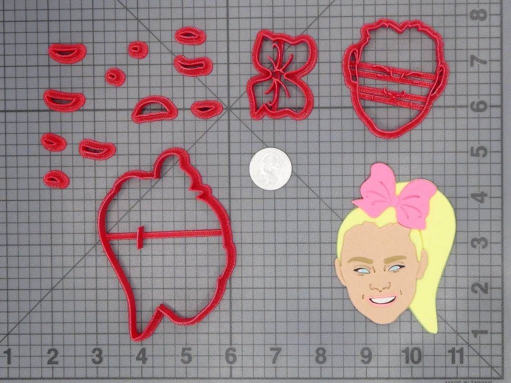 Jojo Siwa Head 266-C834 Cookie Cutter Set