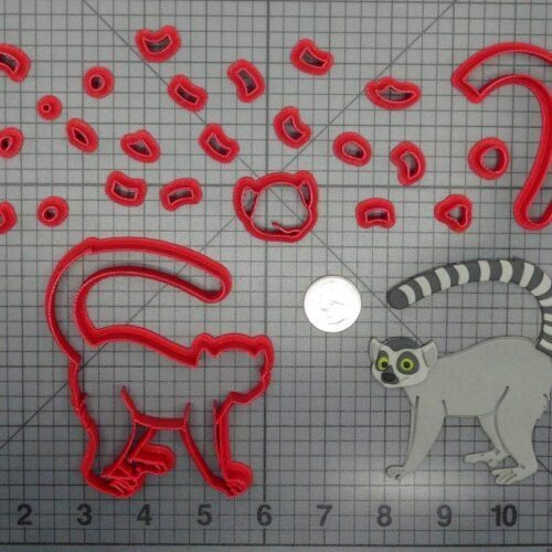 Lemur 266-D068 Cookie Cutter Set