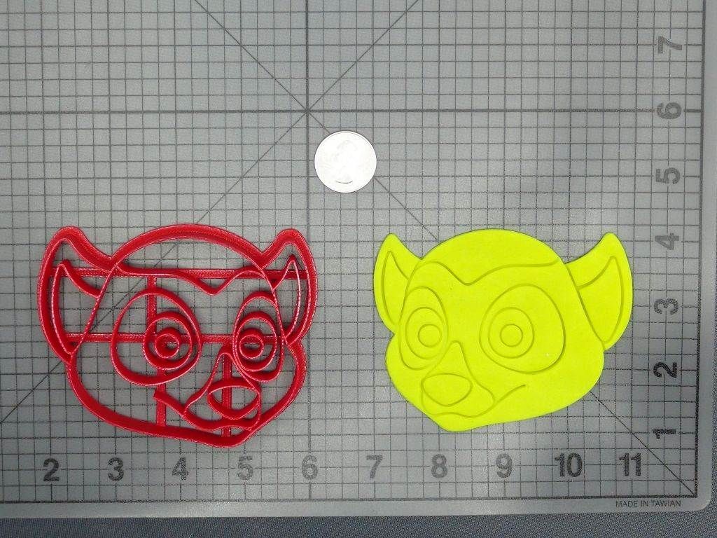 Lemur Head 266-D084 Cookie Cutter