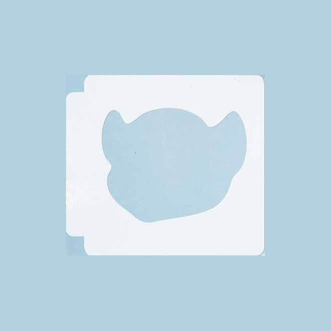 Lemur Head 783-C024 Stencil Silhouette