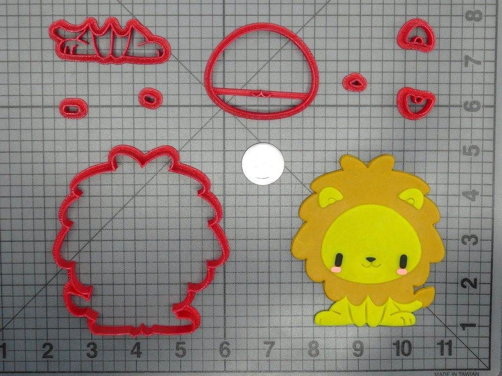 Lion Body 266-D105 Cookie Cutter Set