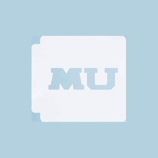 Monsters Inc - MU Logo 783-B966 Stencil