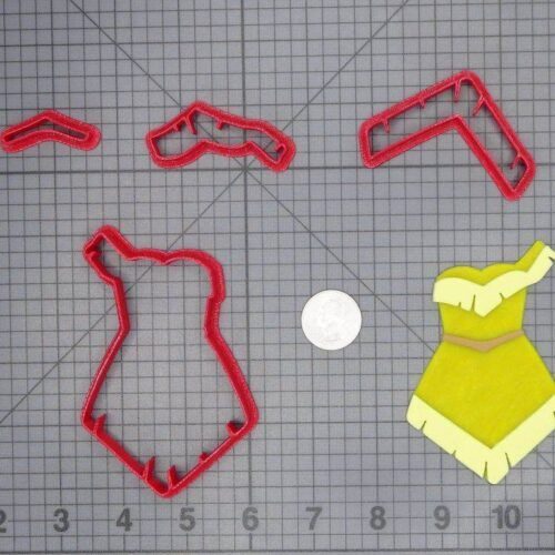 Pocahontas Chibi Dress 266-C886 Cookie Cutter Set