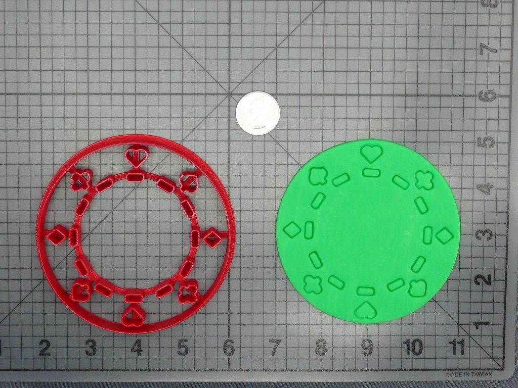 Poker Chip 266-D123 Cookie Cutter