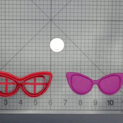 Retro Cat Eye Glasses 266-D089 Cookie Cutter